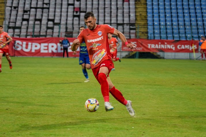 Adi Chică-Roșă a fost golgheterul Gloriei în acest sezon al Ligii 2, cu 8 reușite