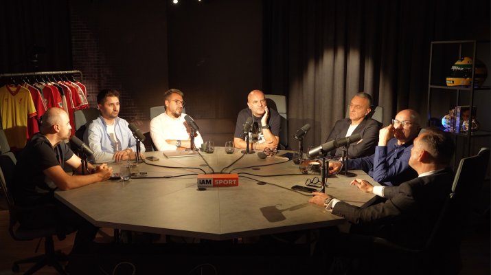 Super podcastul iAMsport.ro i-a adus față în față pe Andrei Ciobanu, Victor Vrînceanu, Costin Ștucan, Dan Capatos, Decebal Rădulescu, Adrian Florea și Ilie Dumitrescu (foto, de la stânga la dreapta)