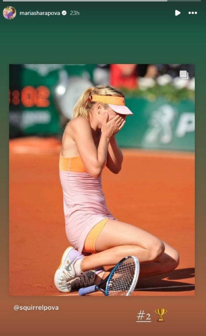 Maria Sharapova, în prim plan după finala Roland Garros din 2014