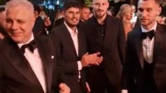 Marius Șumudică, dans pe manele nunta lui Denis Drăguș. Denis Alibec, apariție ieșită din comun