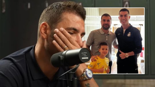 Cum a reacționat fiul lui Adrian Mutu când l-a întâlnit pe Cristiano Ronaldo: ”M-am făcut mic când l-am văzut”