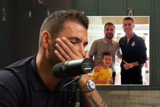 Cum a reacționat fiul lui Adrian Mutu când l-a întâlnit pe Cristiano Ronaldo: ”M-am făcut mic când l-am văzut”