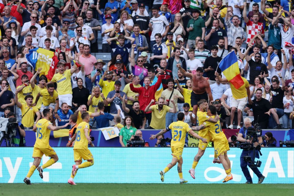 Denis Drăguș a marcat golul de 3-0 pentru România în fața Ucrainei