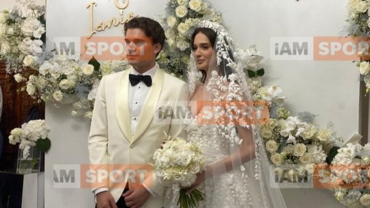 Nunta anului în România. Ianis Hagi și Elena își unesc destinele. iAMsport.ro vă prezintă LIVE cele mai importante momente de la eveniment