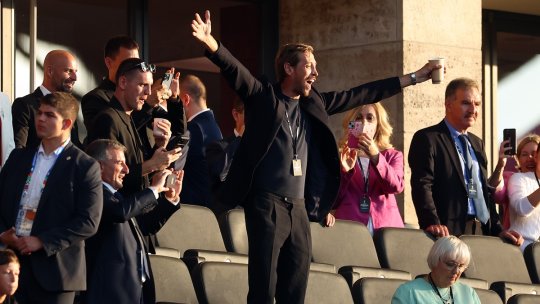 Spectacol în tribune înainte de Spania - Anglia! Imagini impresionante de la finala Euro 2024