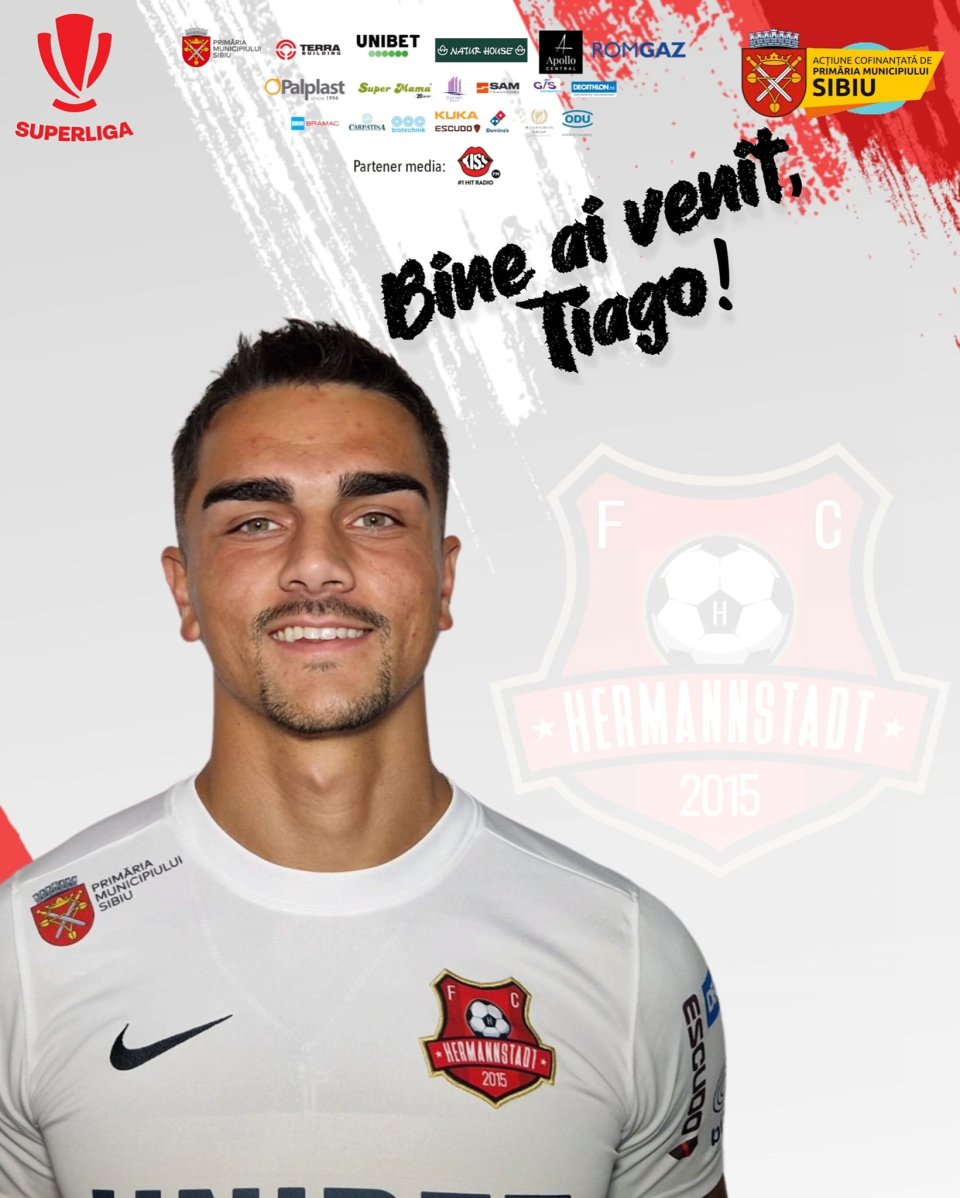 FC Hermannstadt l-a transferat pe Tiago Goncalves