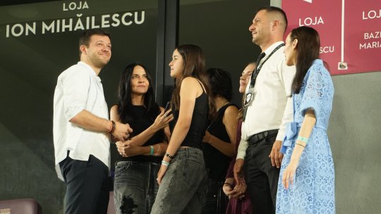 Cum arată soția lui Cristi Chivu. Adelina a fost prezentă pe Giulești, la meciul Rapid - CFR Cluj