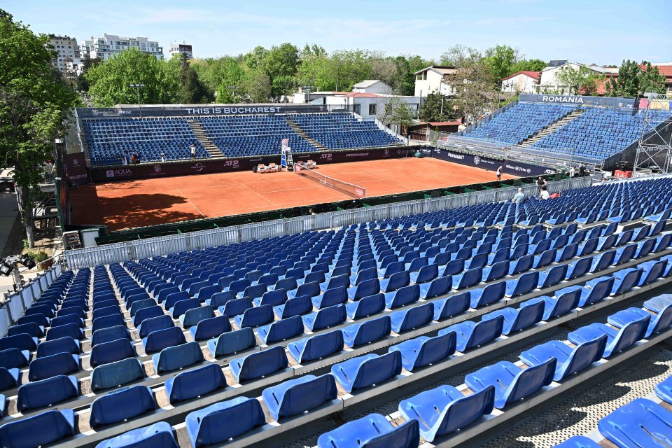 Terenul de tenis de la Năstase & Marica Sports Club