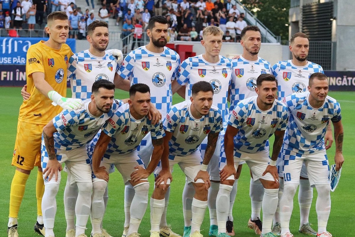 Corvinul Hunedoara a revenit în Europa după o pauză de 42 de ani