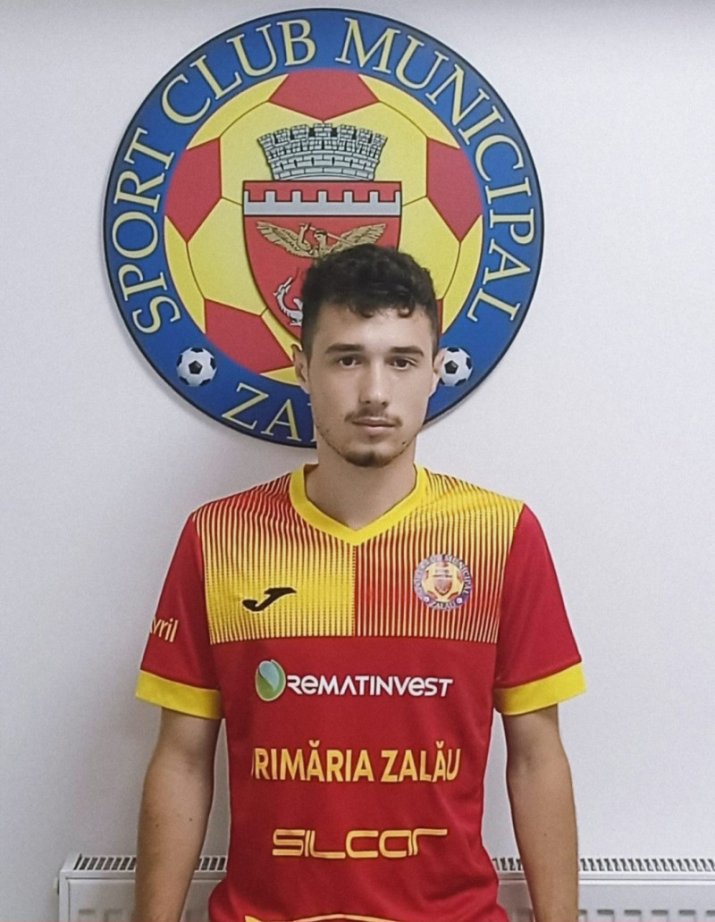 Adrian Romeo Niță în tricoul CSM Zalău