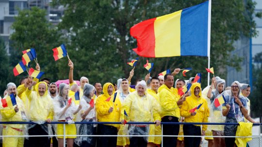 Delegația României și-a făcut apariția la ceremonia de deschidere a Jocurilor Olimpice! Imagini spectaculoase de la Paris