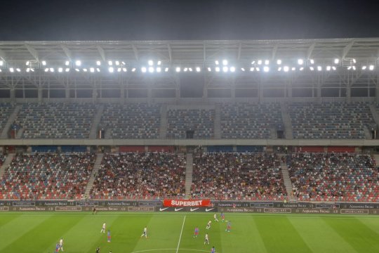 FCSB, cea mai mică audiență din ultimii ani! Câți oameni au asistat la partida cu Oțelul + Explicația lui MM Stoica: ”E un prag psihologic”