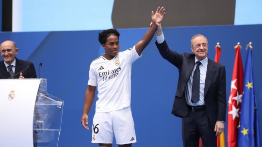Brazilianul Endrick a fost prezentat la Real Madrid. Ce număr și-a ales tânărul de 18 ani