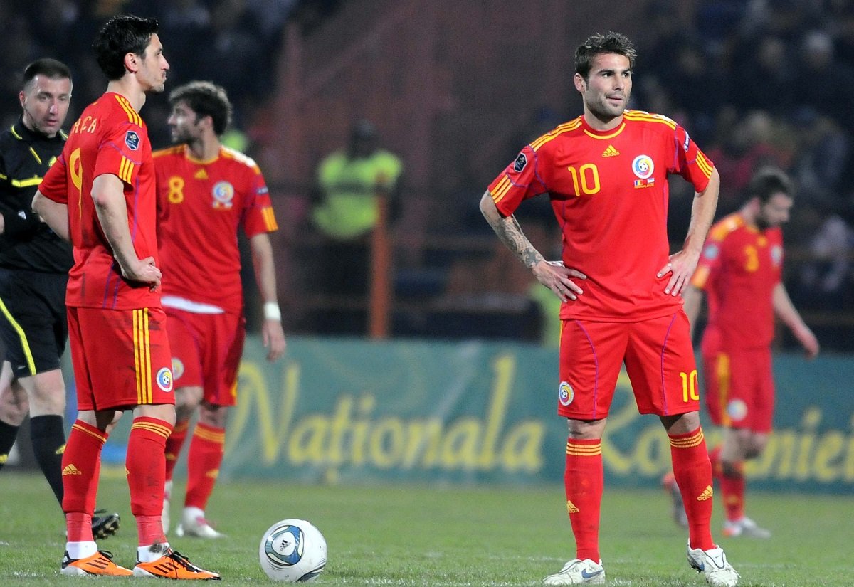 Ciprian Marinca (stânga) și Adrian Mutu (dreapta)