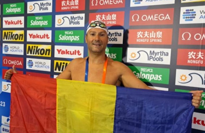 Liviu Magda, cu steagul României