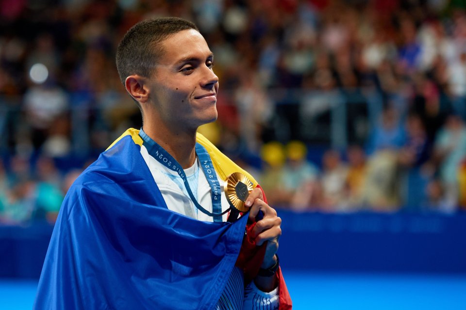 David Popovici a câștigat medalia de aur la 200 de metri liber