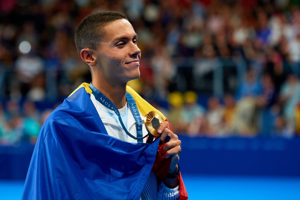 David Popovici a câștigat medalia de aur la 200 de metri liber