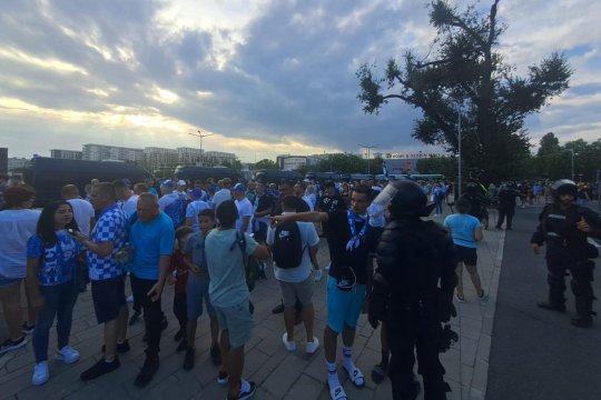 Grad sporit de risc la Supercupă! Cum și-au făcut fanii Stelei apariția la meciul dintre FCSB și Corvinul