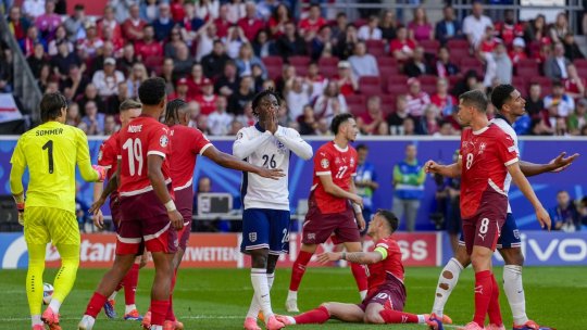 Anglia - Elveția 1-1 (5-3 d.l.d.d). Trupa lui Gareth Southgate supraviețuiește și merge în semifinale