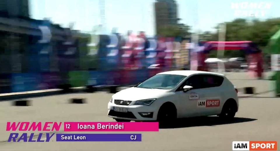 Seatul Leon pilotat de campioana de anul trecut de la Women Rally, Ioana Berindei