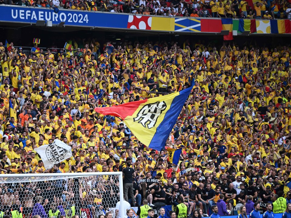 România a fost pe locul 5 în topul naționalelor care au avut cei mai mulți fani pe stadion în faza grupelor Euro 2024