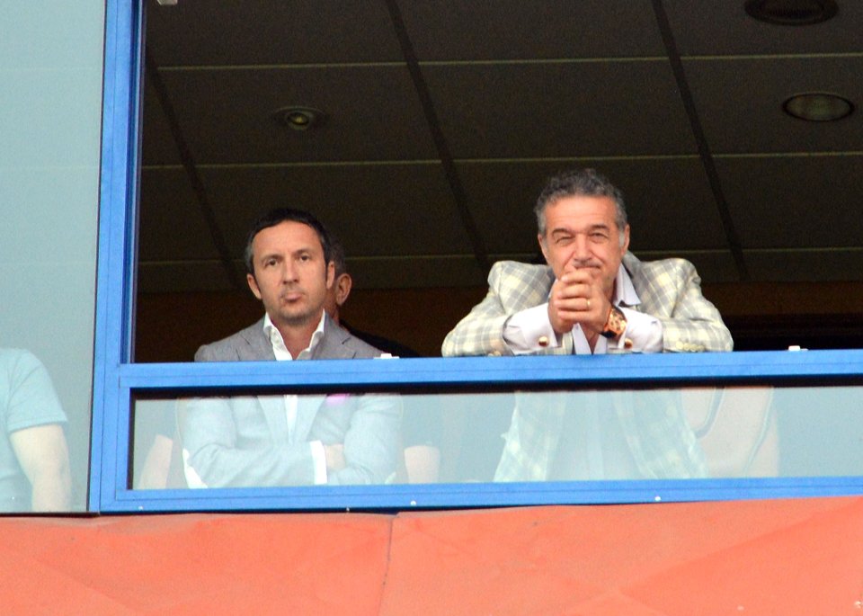 Mihai Stoica, manager general FCSB, și Gigi Becali, patron FCSB