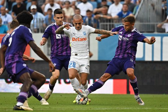 Universitatea Craiova - Maribor 3-2. Oltenii părăsesc dramatic Europa. Erorile defensive i-au costat pe oamenii lui Gâlcă