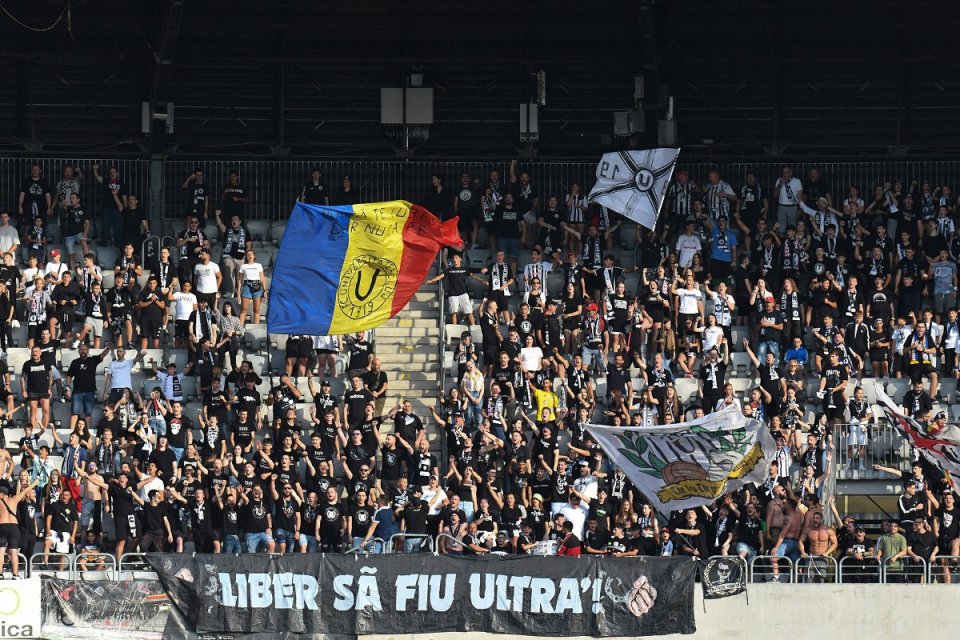 Fanii lui U Cluj, la un meci de pe teren propriu