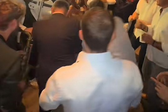 Șumudică, Balaj și Robert Niță, spectacol pe ringul de dans la ziua lui Horia Ivanovici