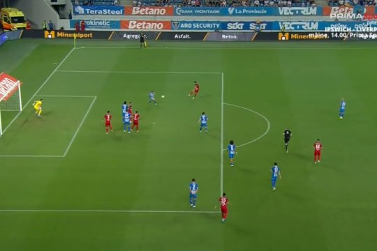 Budescu, execuție ca în vremurile bune! Ce gol de senzație a reușit să marcheze în Universitatea Craiova - Gloria Buzău