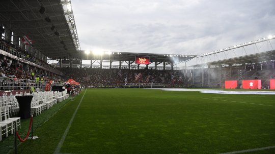 Cum arăta gazonul din Giulești chiar înaintea derby-ului Rapid - Dinamo
