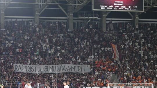 Cum au reacționat suporterii care au afișat mesajele contra lui Șumudică: ”Ne deranjează”