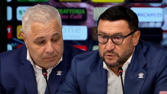 Moment stânjenitor la prezentarea lui Șumudică: reacția lui Viorel Moldovan după ce Șumi a spus că i-a fost antrenor: "Da..."