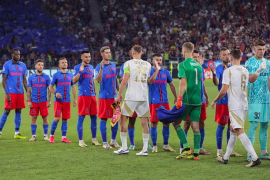 FCSB a fost sancționată drastic de UEFA după incidentele din meciul cu Sparta Praga