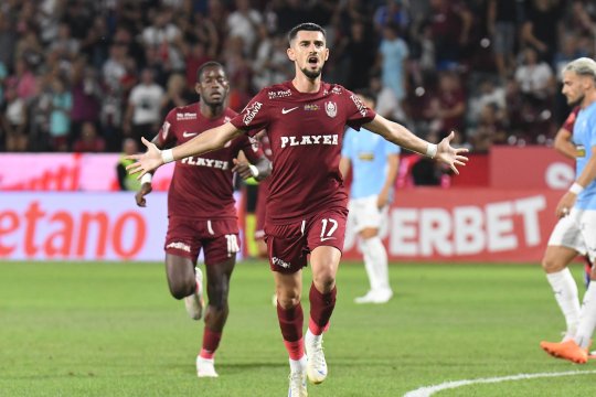 CFR Cluj - Pafos 1-0. Victorie pe placul lui Dan Petrescu! Ciprian Deac, eliminat pentru un gest pueril