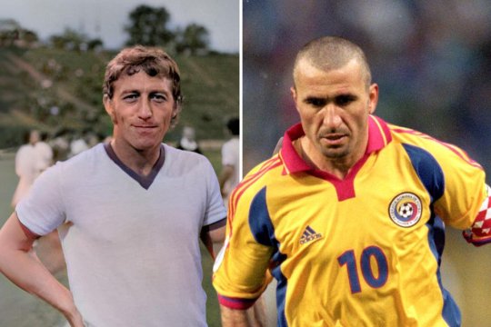 Hagi sau Dobrin? Patru mari jucători ai României și-au ales favoritul în dezbaterea fără sfărșit: ”El e primul și după 10 locuri lipsă!” / ”Nu e regele fotbalului”