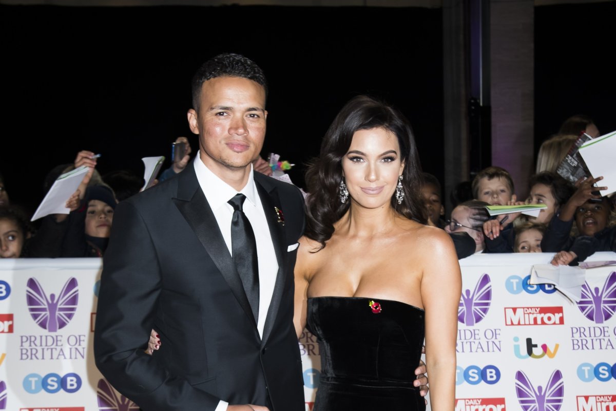 Jermaine Jenas, alături de soția sa la un eveniment public din Marea Britanie