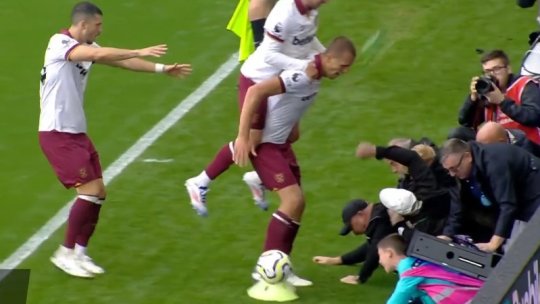 Fotbaliștii lui West Ham, eroi! Bowen și Soucek au intervenit imediat după ce un panou publicitar s-a prăbușit pentru un copil