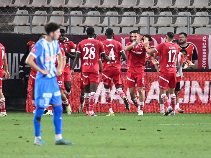 Imaginile bucuriei jucătorilor lui Dinamo