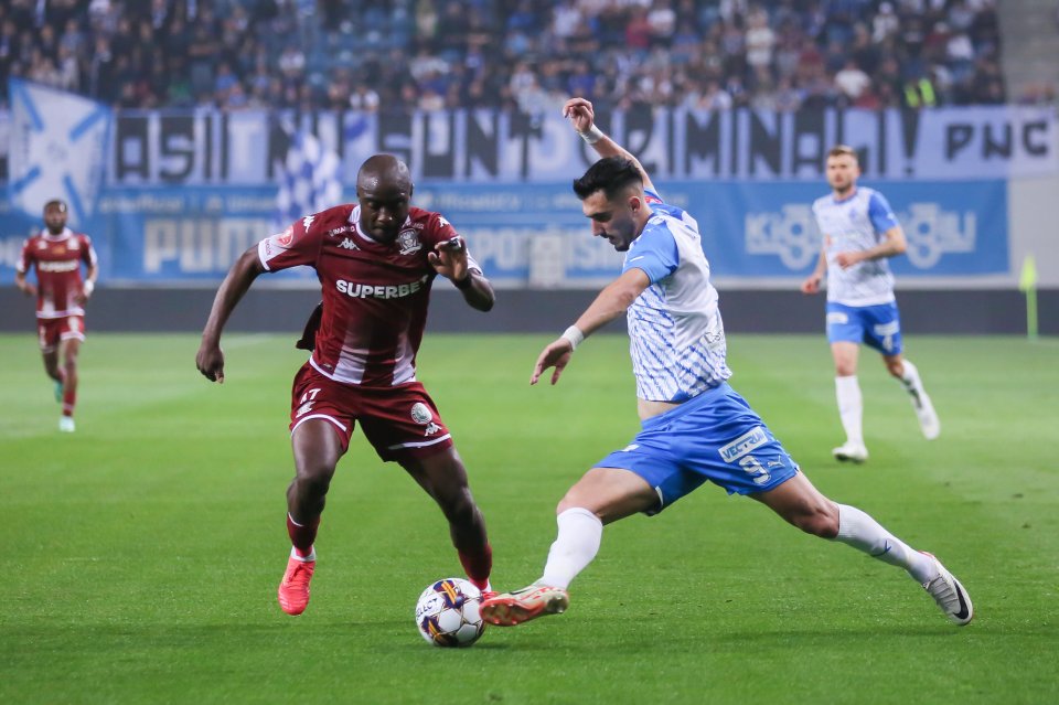 Andrei Ivan, la un meci dintre Universitatea Craiova și Rapid