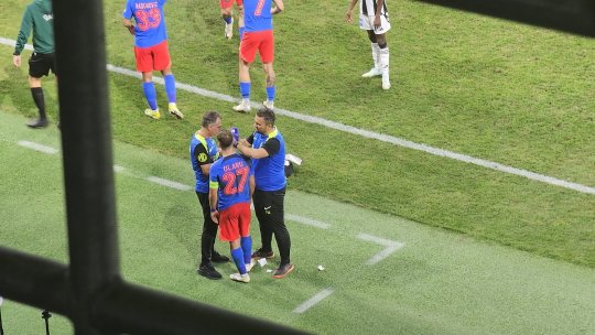 Un nou meci, un nou bandaj pe cap pentru Olaru! Duelul în urma căruia a ieșit ”șifonat” în meciul cu LASK