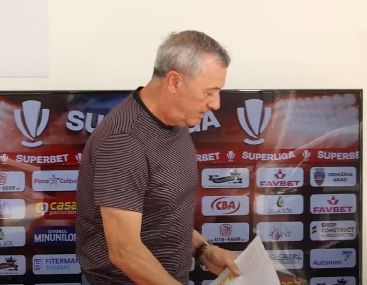 Mircea Rednic antrenează pe UTA Arad din 2023
