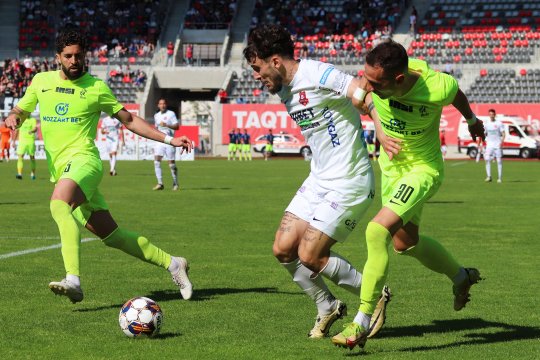 FC Hermannstadt - Poli Iași 6-2. Sibienii s-au distrat în fața trupei lui Tony