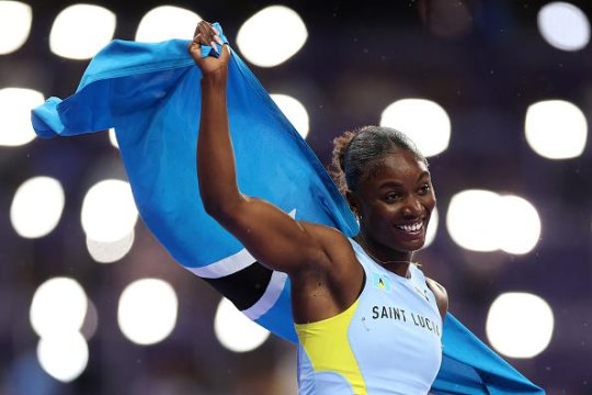 Surpriza de la Jocurile Olimpice. O atletă din Santa Lucia a câștigat prima medalie olimpică din istoria micuțului stat
