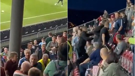 Incidente violente la derby-ul dintre CFR Cluj și U Cluj. Soțul Vlăduței Lupău, implicat într-o altercație