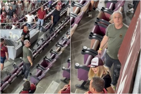 Marius Șumudică, filmat în timp ce îi înjură pe fanii care îl acuzau că strică atmosfera la Rapid: ”De aia nu e bun, e circar!”