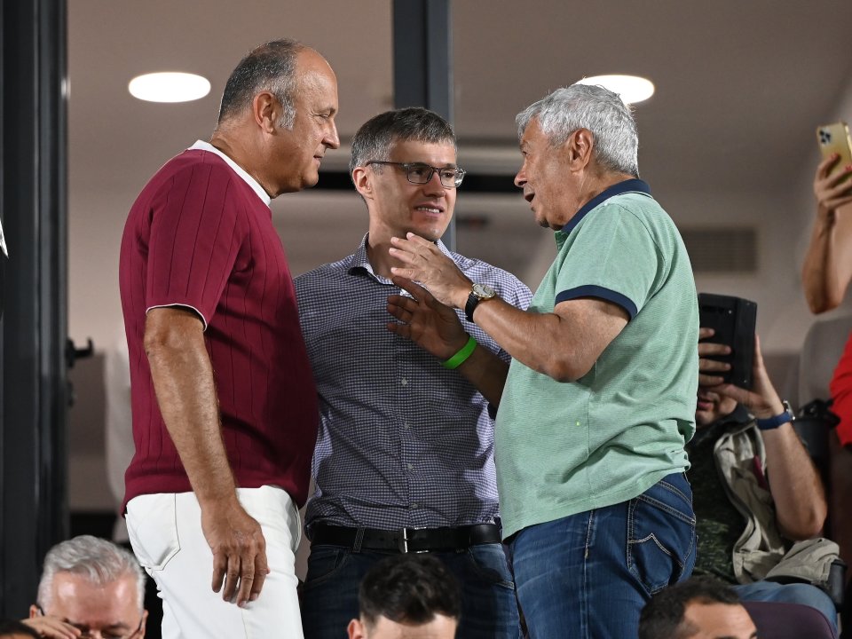 Dan Șucu și Mircea Lucescu