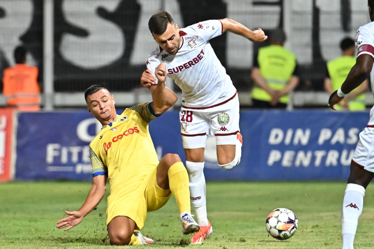 Valentin Țicu a ieșit accidentat din meciul cu Rapid