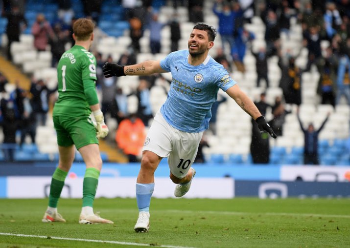 Sergio Aguero e golgheterul all-time al lui Manchester City, cu 260 de goluri în 390 de meciuri