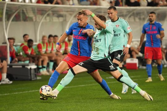 FCSB - UTA 2-0. Victorie muncită pentru campioană